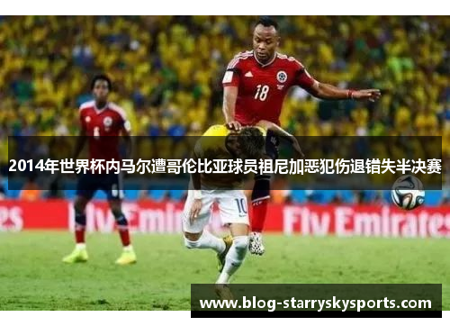 2014年世界杯内马尔遭哥伦比亚球员祖尼加恶犯伤退错失半决赛