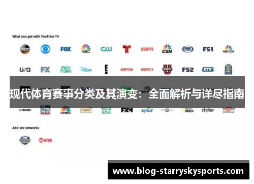 现代体育赛事分类及其演变：全面解析与详尽指南